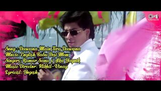 Deewana Dil Tera Deewana - Lyrical _ English Babu Desi Mam _ Sahrukh Khan_ Sonali Bindre _ 90_s Hits