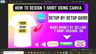 Design T-Shirts with CANVA and Sell on Your TEESPRING Store