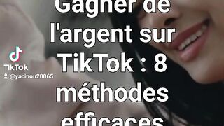 Comment gagner de l'argent sur Tiktok