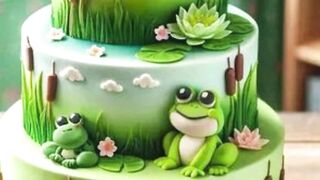 frog style cake