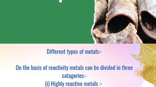 Different types of metal