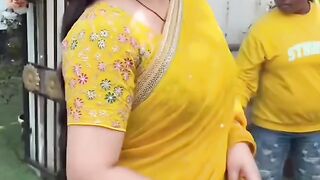 Ashnoor Kaur looing elegant in beautiful dress