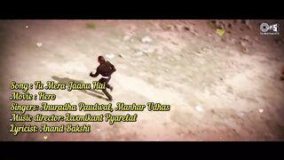 Tu Mera Jaanu Hai - Lyrical _ Hero _ Anuradha Paudwal_ Manhar _ 80_s Hindi Hit Songs _ Love Songs