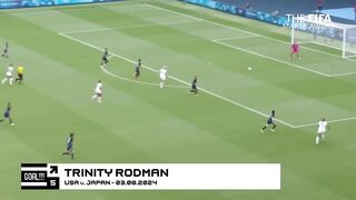 Trinity Rodman _ USA v Japan _ FIFA Marta Award 2024 Nominee