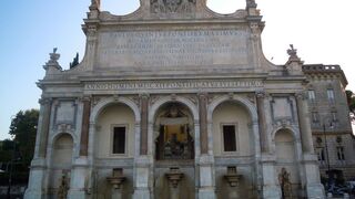 The Fountain of Acqua Paola is one of the most romantic and breathtaking places in Rome, itally.