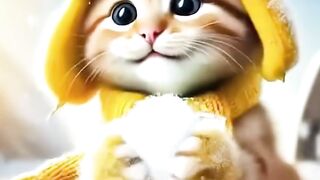 A story of a cute cat animation with fun