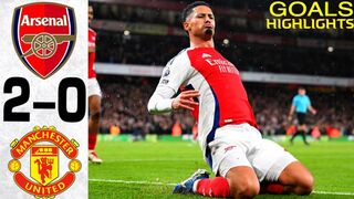 Arsenal vs Manchester United 2-0 - All Goals and Highlights - 2024