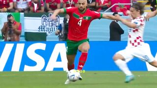 FIFA WORLD CUP QATAR 2022 - Sofyan Amrabat amazing defensive skills