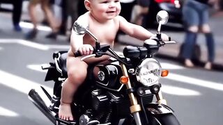 Baby bike ridding