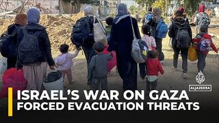 Palestinians forced to evacuate one of the last shelters in northern Gaza describe harrowing journey