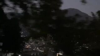 Muzaffarabad City Night View From Mountain Top Road Part 1 #muzaffarabad #kashmir #kashmirvalley