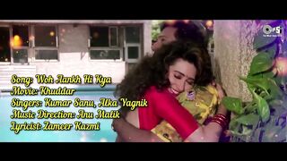 Woh Aankh Hi Kya Teri Surat Nahi Jisme - Lyrical _ Khuddar _ Kumar Sanu_ Alka Yagnik _ 90_s Hits