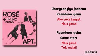 APT Song Lyrics in English and Indonesian