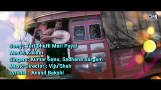 Teri Dhafli Meri Payal - Lyrical _ Kasam _ Sunny Deol_ Neelam _ Kumar Sanu_ Sadhana Sargam _90s Hits