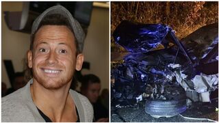 Joe Swash horror crash as his car hit by huge lorry and suffers massive damage