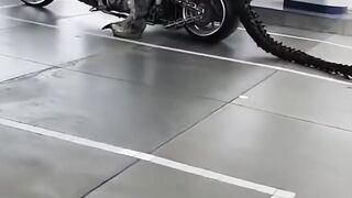 An incredible motorcycle