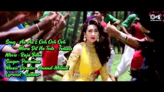 Aa Aa E Ooh Ooh Ooh Mera Dil Na Todo (Female) - Lyrical _ Raja Babu _ Poornima _ 90_s Hits