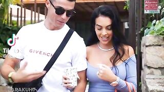 Cristiano Ronaldo gentleman with Georgina