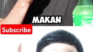 Aku reaction video Jangan pernah meminum Sprite setelah memakan pisang