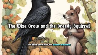 The Wise Crow and the Greedy Squirrel |Sharing and Kindness |Moral Lessons #MoralStories #CleverCrow