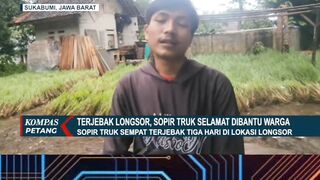 Supir truk selamat dari longsor