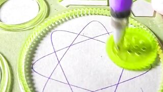 How many rotations did the pen make in total __ #spirograph #artwōrk