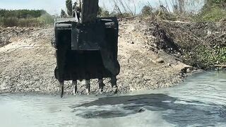 catching rare fish using heavy equipment