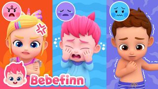 Sharing My Emotions EP108 It's Okay to Cry Healthy Habits Bebefinn Best Nursery Rhymes