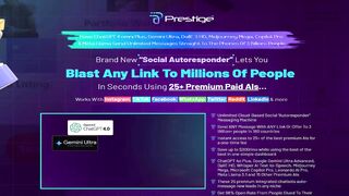 Prestige Review: Get 25+ AI Social Media Autoresponder Tools