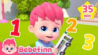 1,2,3 Learn Numbers and ABC Bebefinn Fun Nursery Rhymes for Kids Compilation