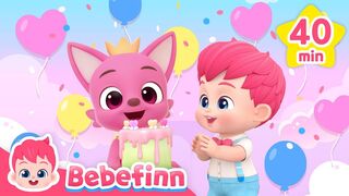 Happy Birthday Pinkfong! Bebefinn Birthday Songs and More Nursery Rhymes Compilation