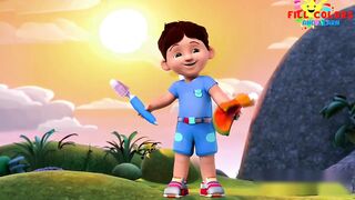 Good Morning song | Kids Songs | Fill Colors and Learv n { Toddlers Learning cartoon