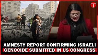 Rashida Tlaib Submits Amnesty Report to Congress Confirming Israeli Genocide