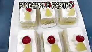 Pineapple Pastry Without Oven  /// Bakery Style Pineapple Pastry Recipe ????????????