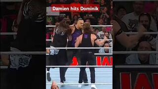 Damien hits Dominik