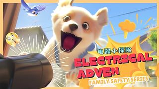 Electrical Adventure | English story for kids | parent-child reading | Safety Awareness 2024