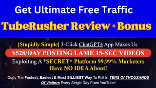 TubeRushr Review || Create YouTube Shorts video and Get Ultimate Free Traffic.