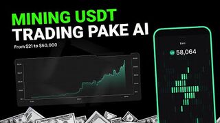 USDT Miner Apps (PTS to USDT) Hasilkan Uang tiap hari Mining USDT di HP dan Fitur AI Trading