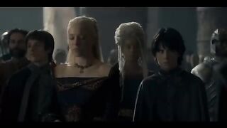 King Viserys entrance into the throne room - House of the Dragon Season 1 Episode 8.