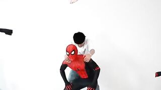 ISSEI funny video BODY PUZZLE with Spiderman #shorts.