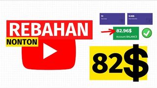 CUMA NONTON YOUTUBE DIBAYAR DOLLAR, cara menghasilkan uang dari internet dengan menonton youtube