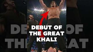 The Great Khali's WWE DEBUT