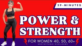 Power Strength Workout w/ Dumbbells for Women Over 40