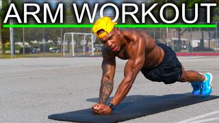 INSANE 5 MINUTE ARM WORKOUT(NO EQUIPMENT)