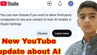 Allow 3rd party companies to use your content to train AI Models || Sir Jamshaid technology