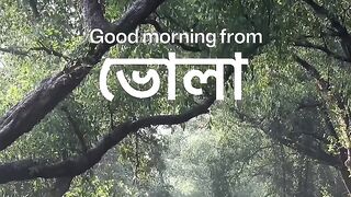 Good morning from ভোলা