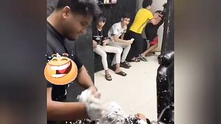 Funny videos hair cut ????????????????