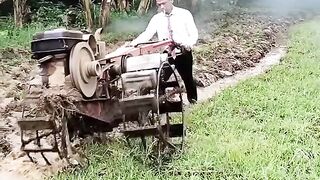 Plowing the field