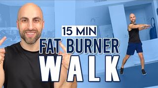 15min FAT BURNER WALKING Workout | Best Weight Loss Exercise