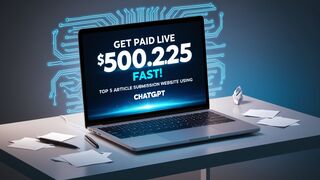 Get Paid LIVE $500.25 Fast! Top 5 Article Submission Website Powered by ChatGPT